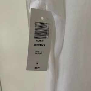 Aritzia Sunday Best Plain White T-Shirt